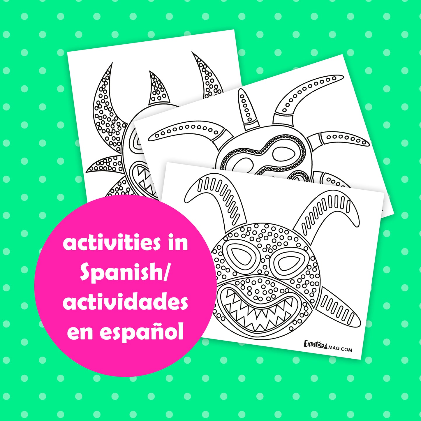 Actividad-Carnaval masks-Mascaras de Vejigante