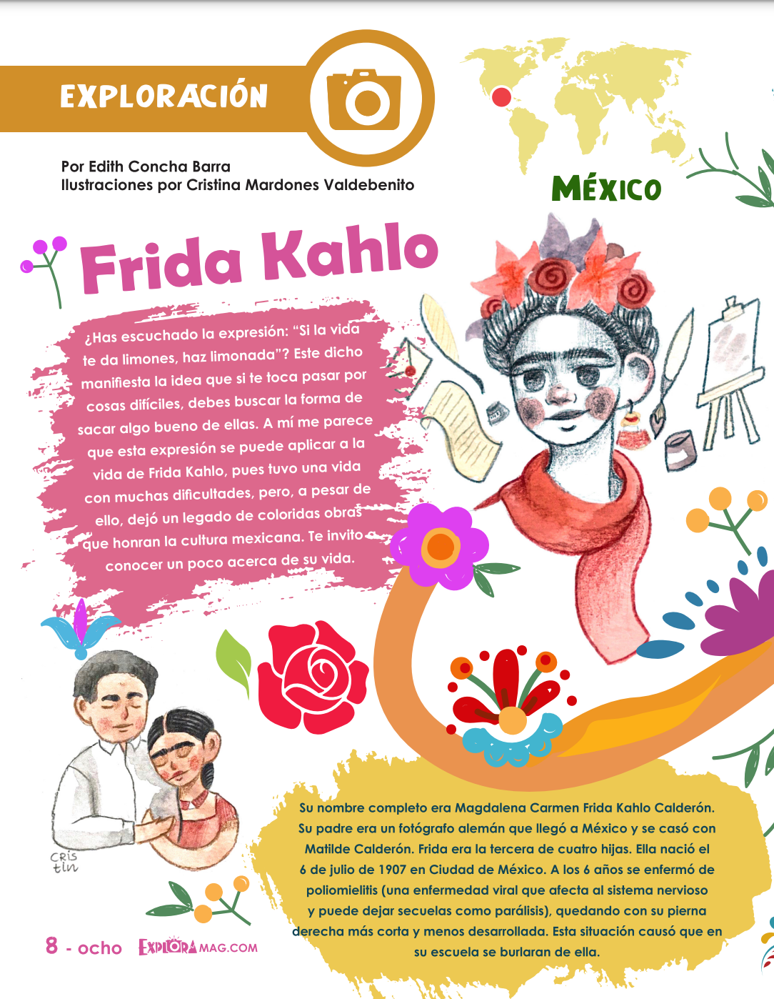 Digital Zine-Frida kahlo