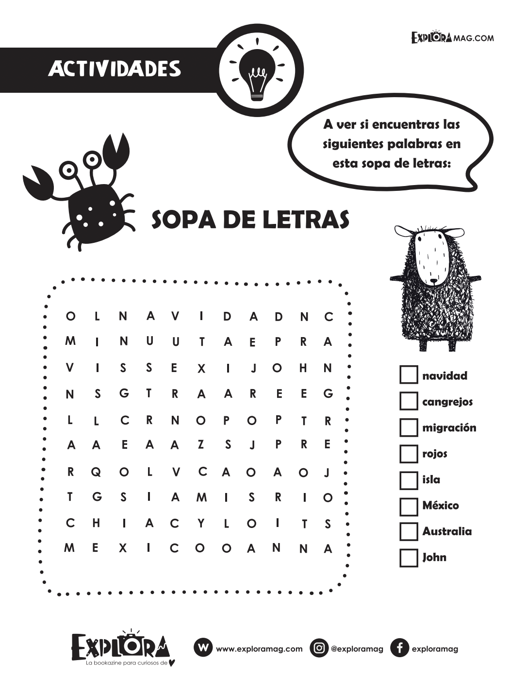 Digital Zine-Isla de Navidad