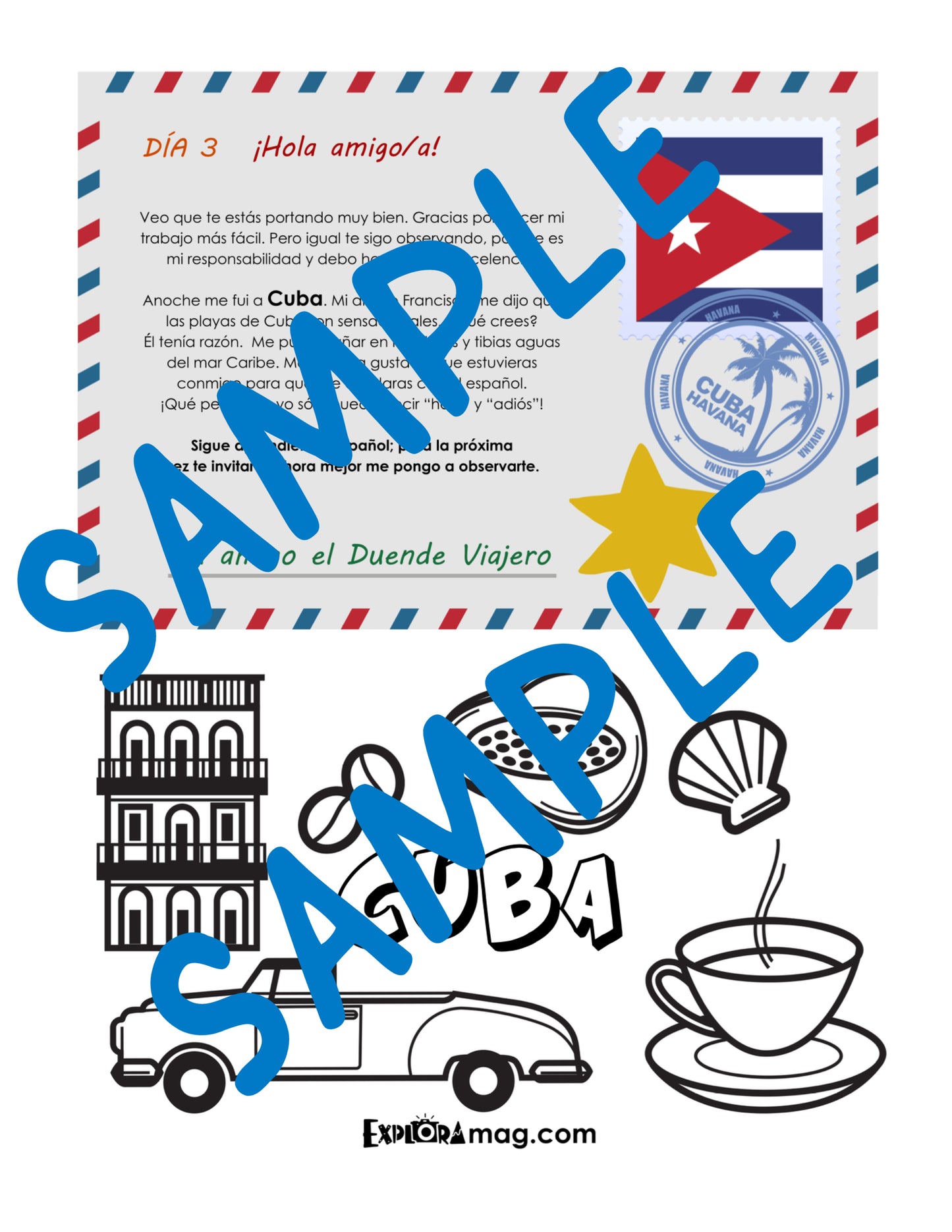 Actividad el duende viajero