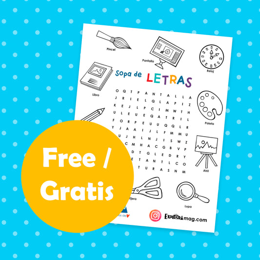 FREE School Sopa de Letras