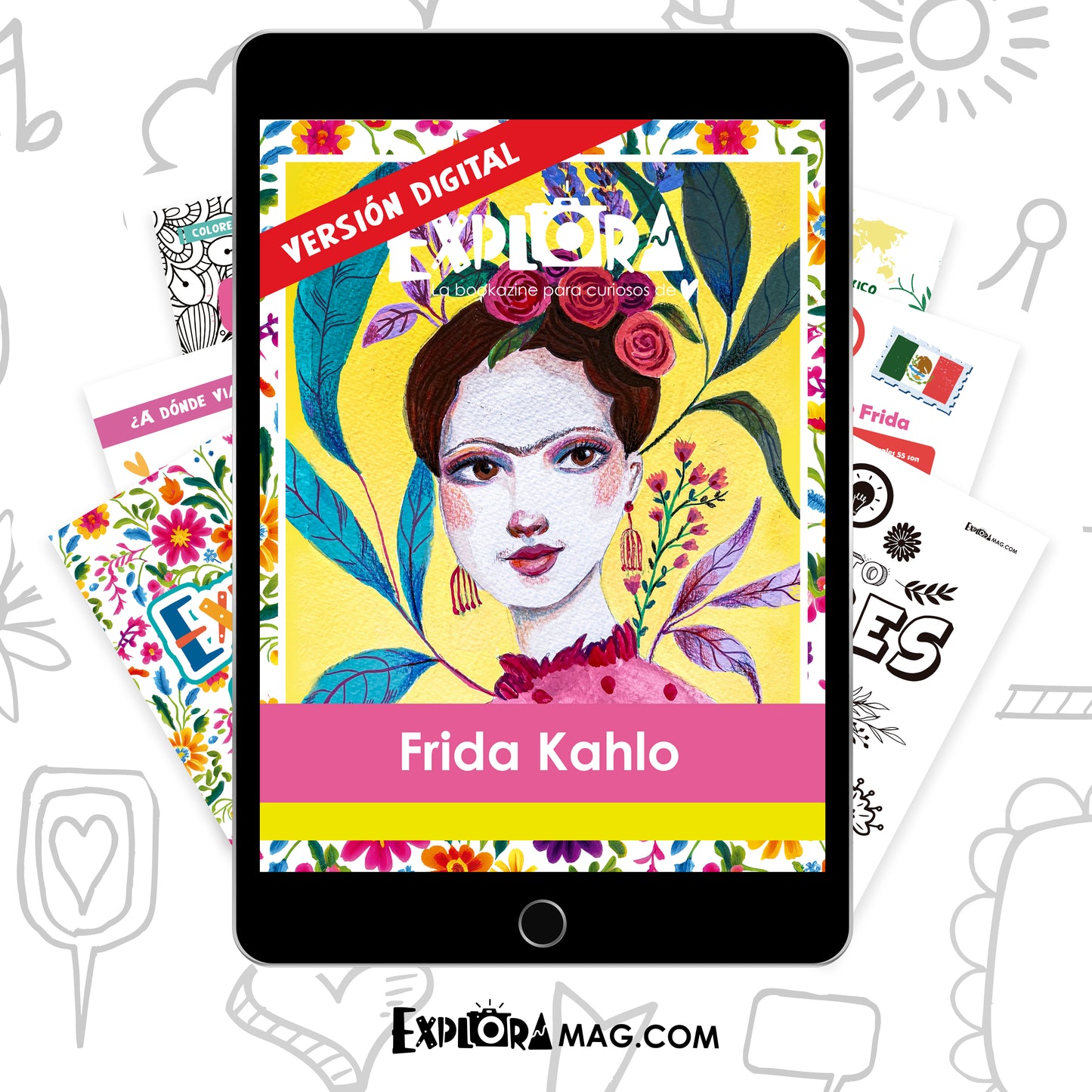 Digital Zine-Frida kahlo