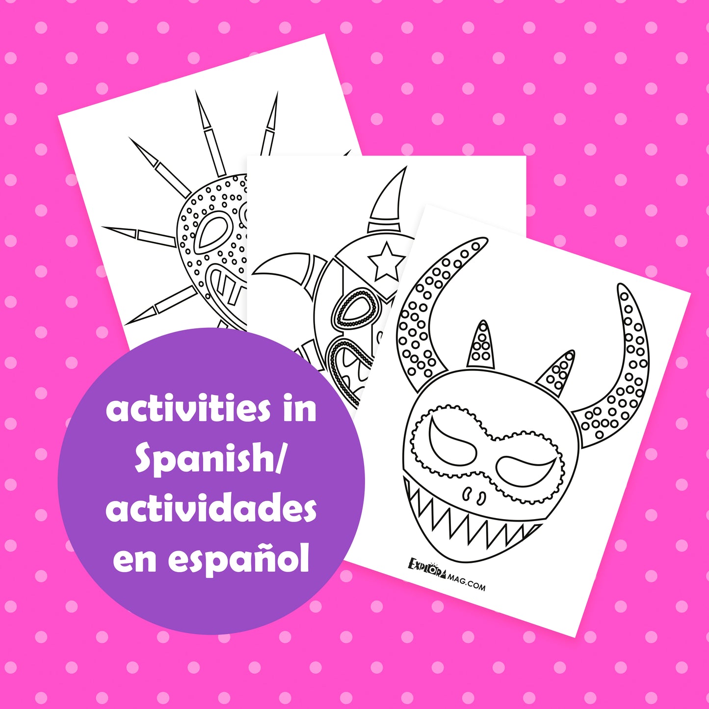 Actividad-Carnaval masks-Mascaras de Vejigante 2