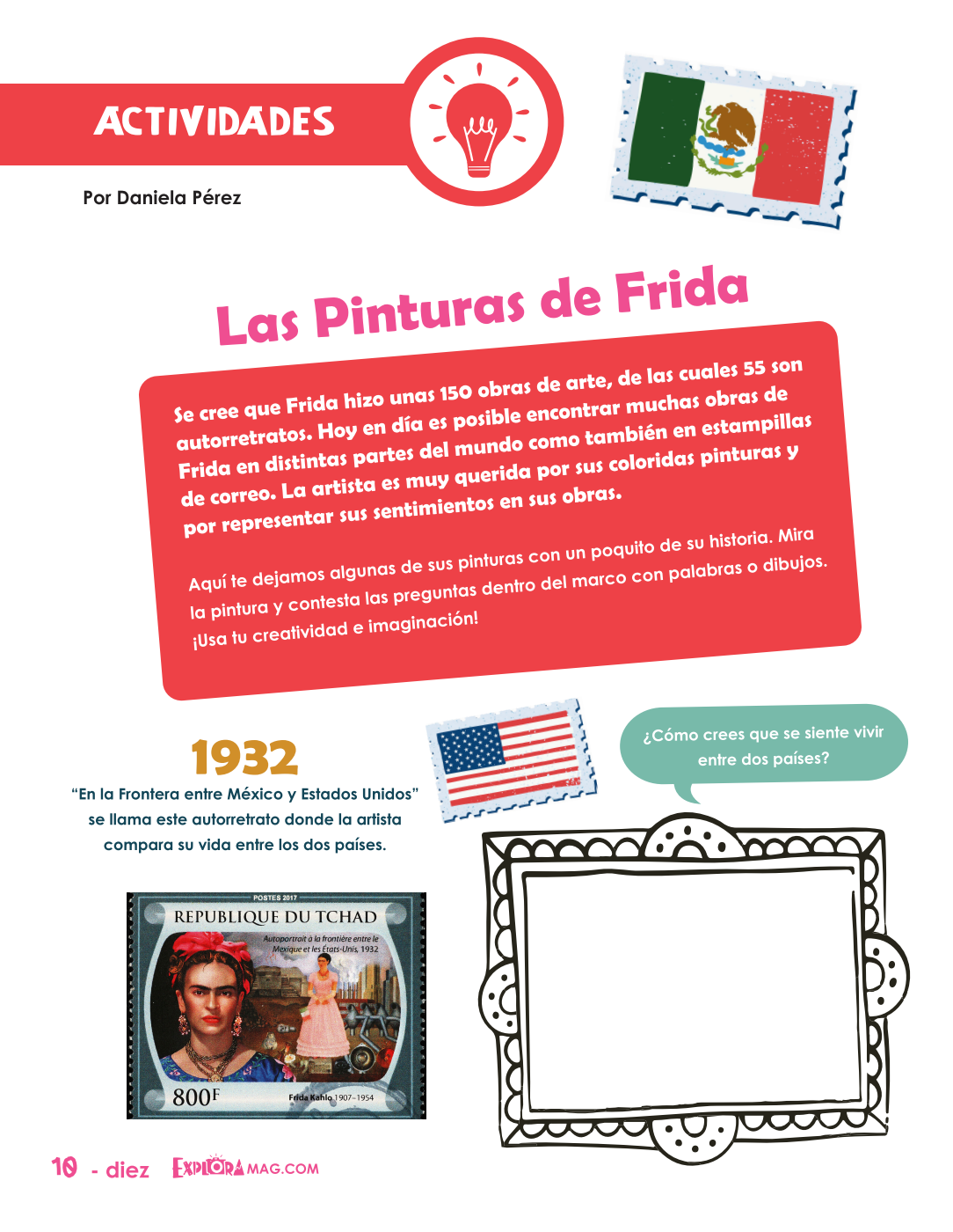 Digital Zine-Frida kahlo