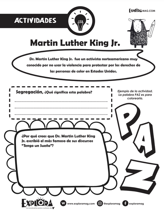 Martin Luther King Jr. activity
