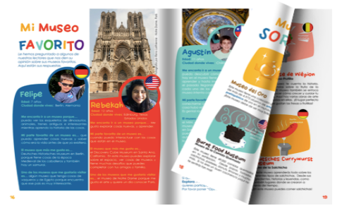 Spanish magazine for kids museums