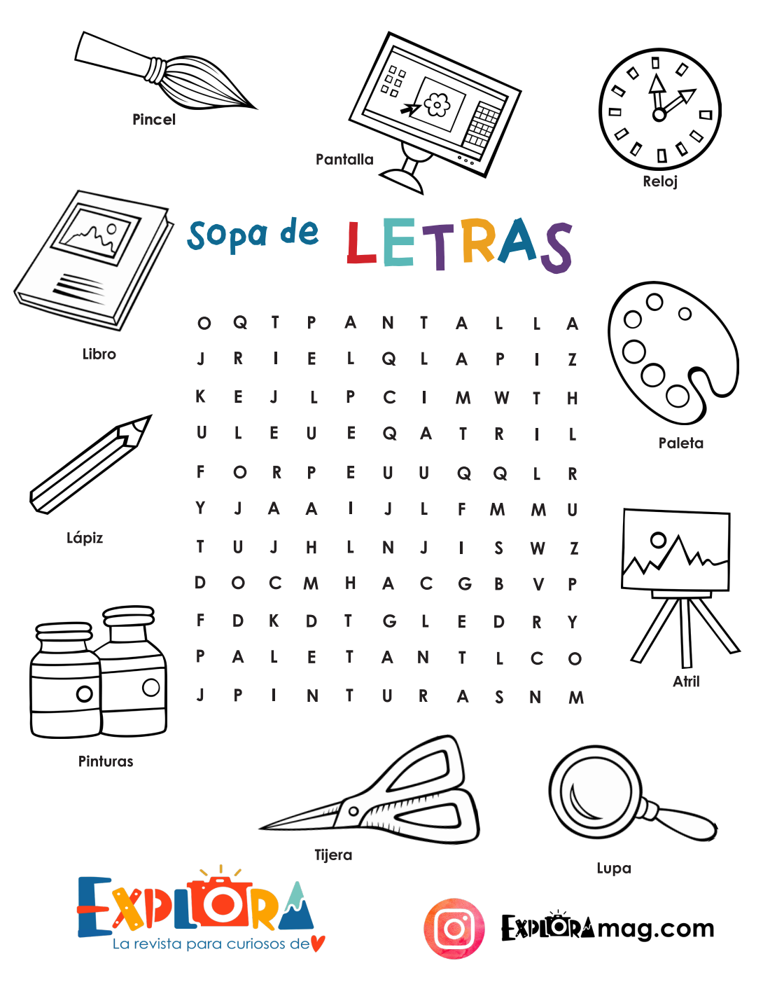 FREE School Sopa de Letras