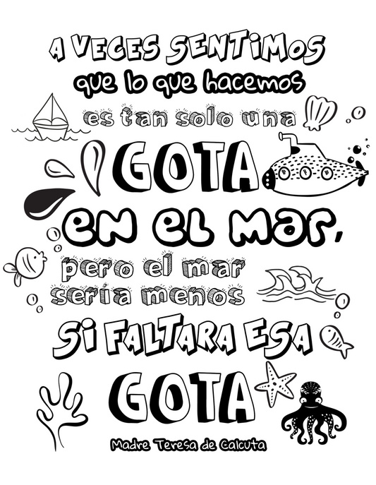 Quotes for Coloring in Spanish